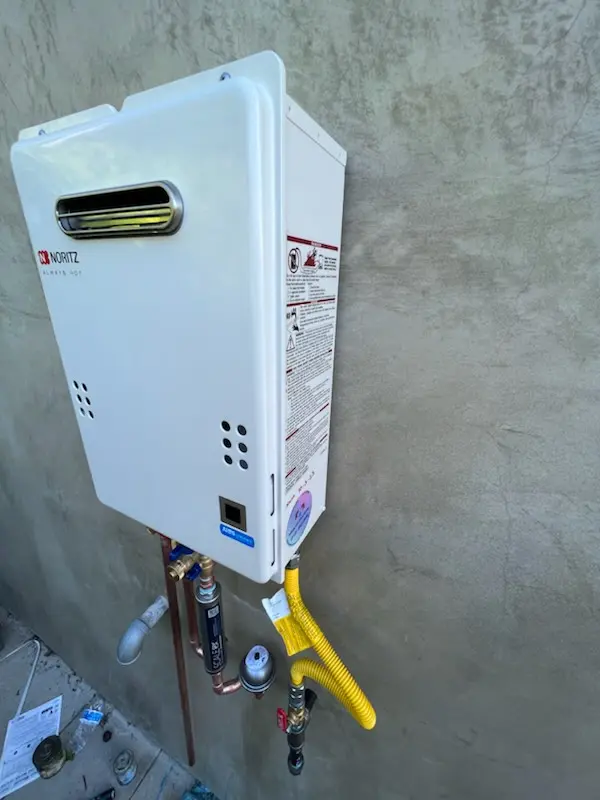 Tankless water heater installation for Middlesex homes